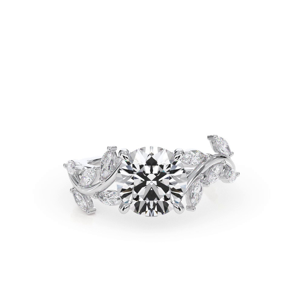 360 degree view of Vinetta Marquise Engagement Ring