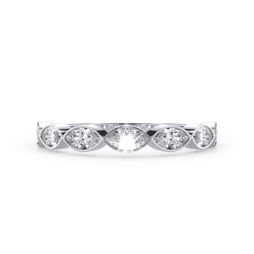 360 degree view of Bellora Marquise Lab Bezel Band