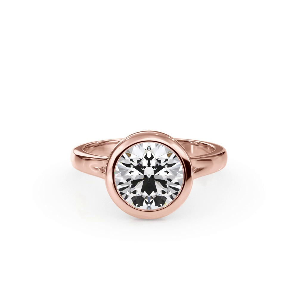 360 degree view of Bellora Cathedral Bezel Engagement Ring