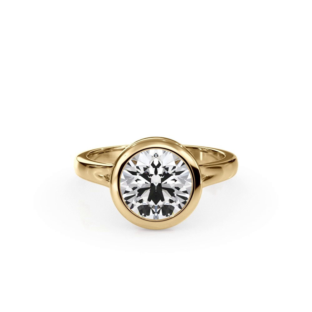 360 degree view of Bellora Cathedral Bezel Engagement Ring