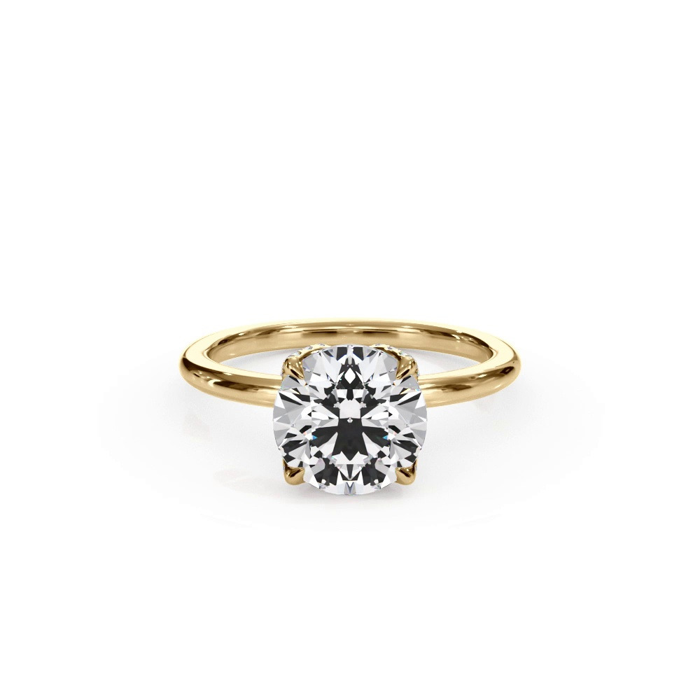 360 degree view of Bellora Pavé Tulip Engagement Ring