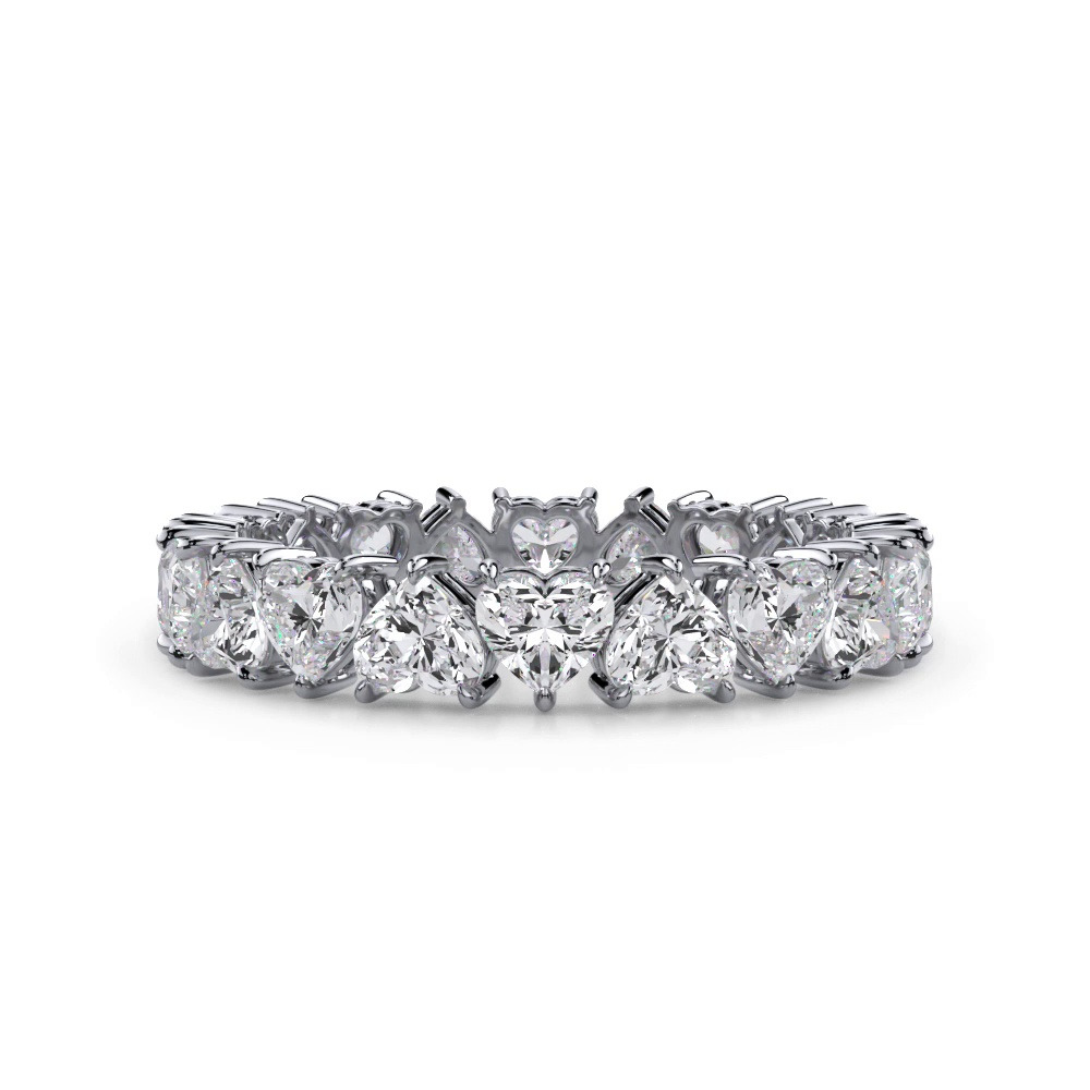 360 degree view of Heart Diamond Eternity Ring (2.00 ct. tw.)