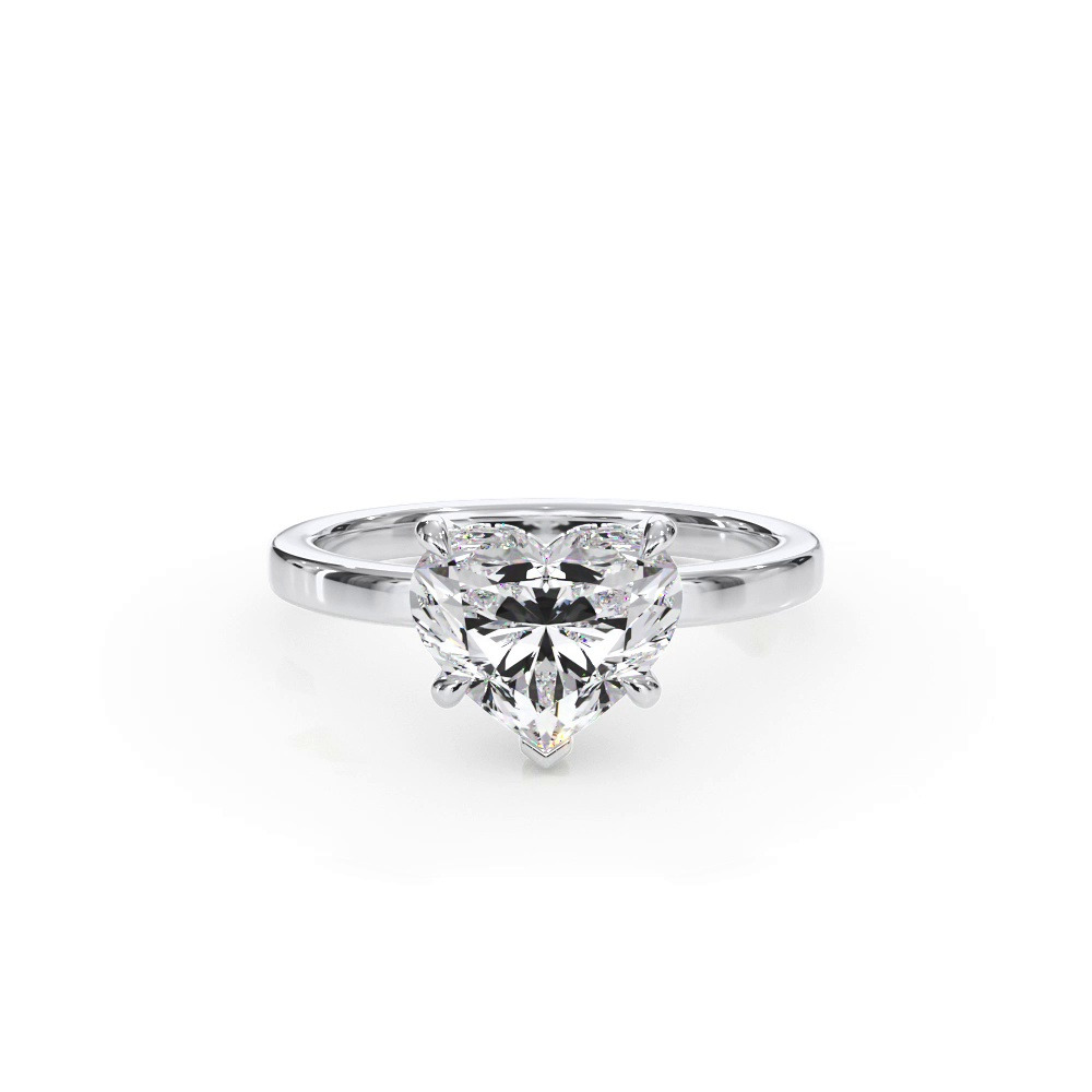 360 degree view of Bellora Hidden Halo Lab Engagement Ring (2mm)