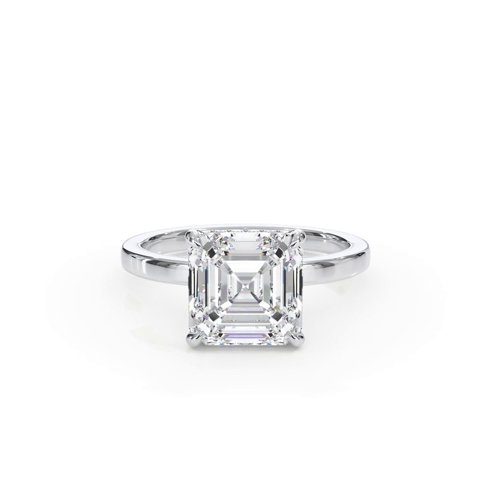 360 degree view of Bellora Hidden Halo Lab Engagement Ring (2mm)