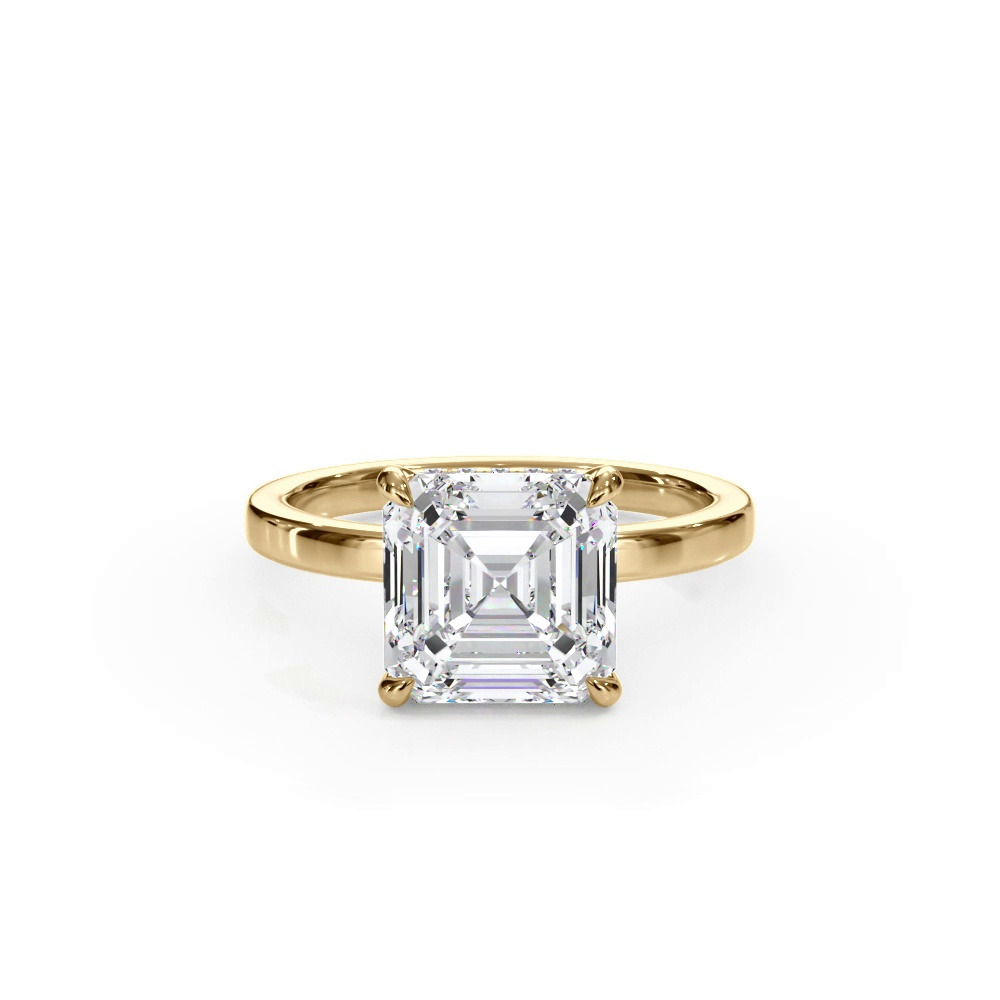 360 degree view of Bellora Hidden Halo Lab Engagement Ring (2mm)