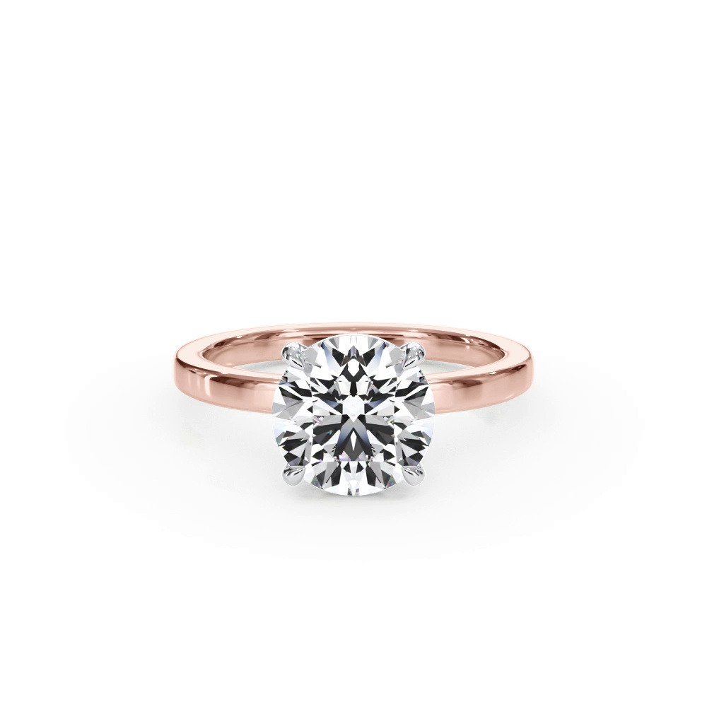 360 degree view of Bellora Two-Tone Solitaire Engagement Ring (2mm)