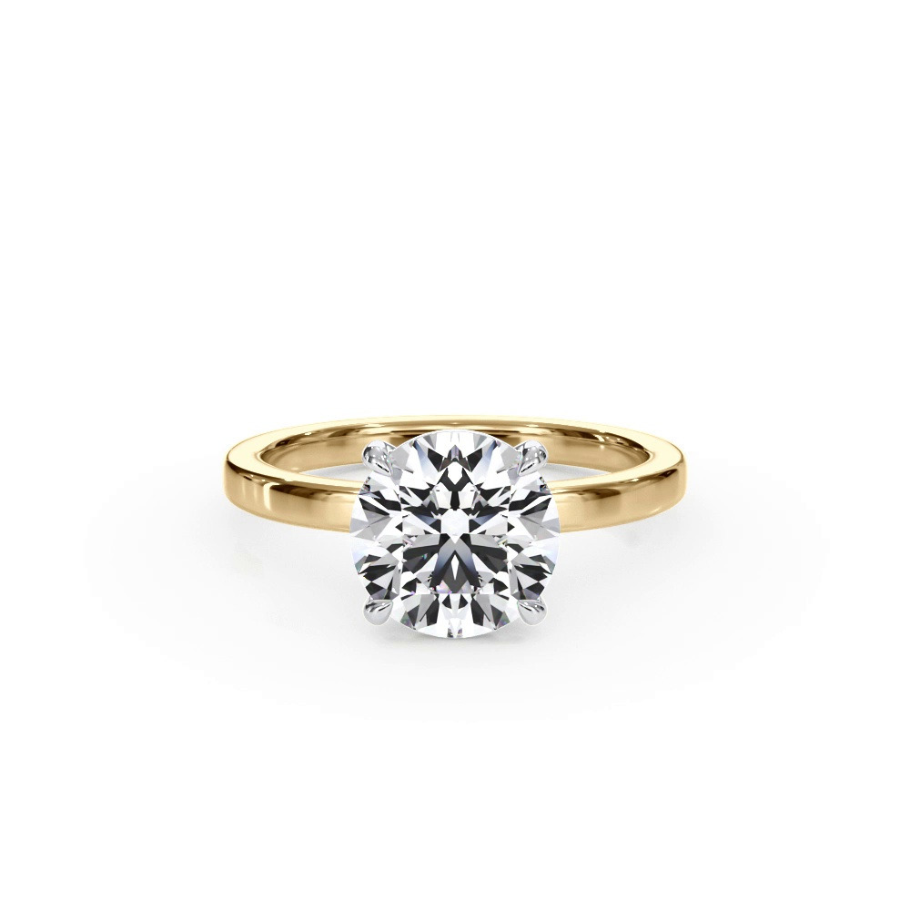 360 degree view of Bellora Two-Tone Solitaire Engagement Ring (2mm)