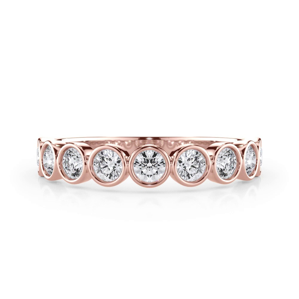 360 degree view of Round Bezel Diamond Band (.50ct. tw.)