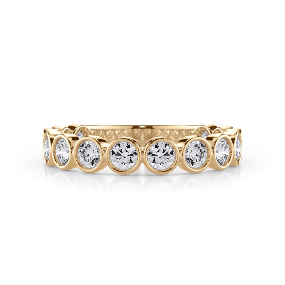 360 degree view of Round Bezel Diamond Band (.84ct. tw.)