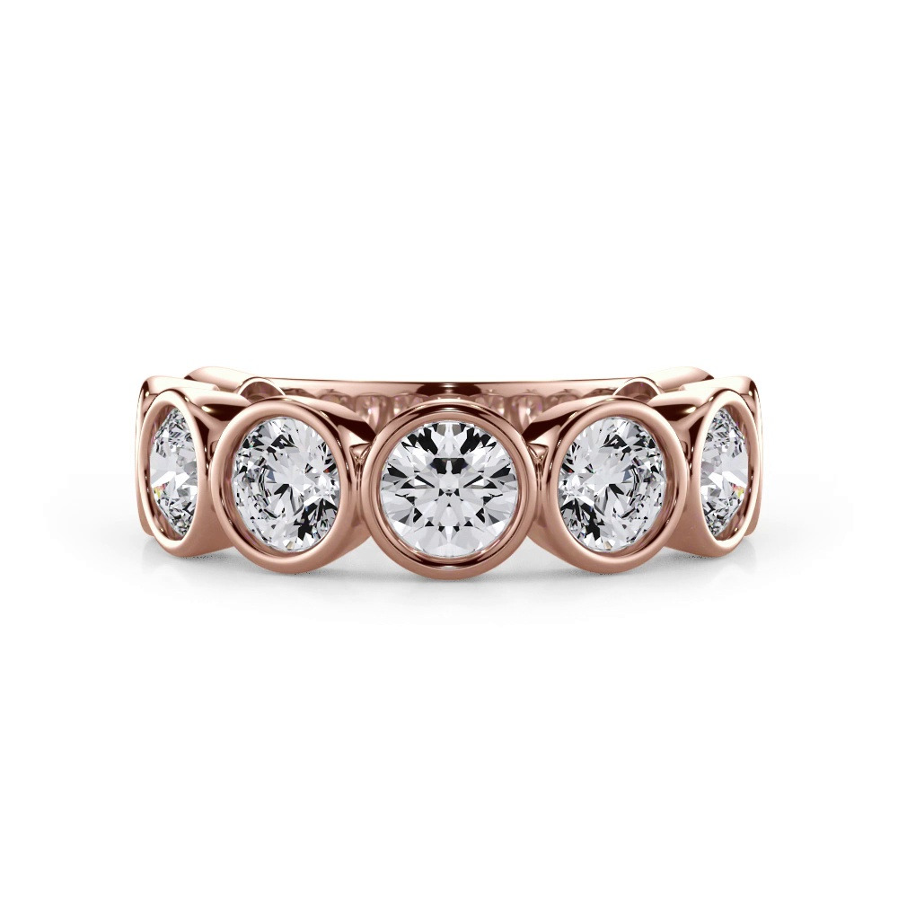 360 degree view of Round Bezel Diamond Band (2.70ct. tw.)