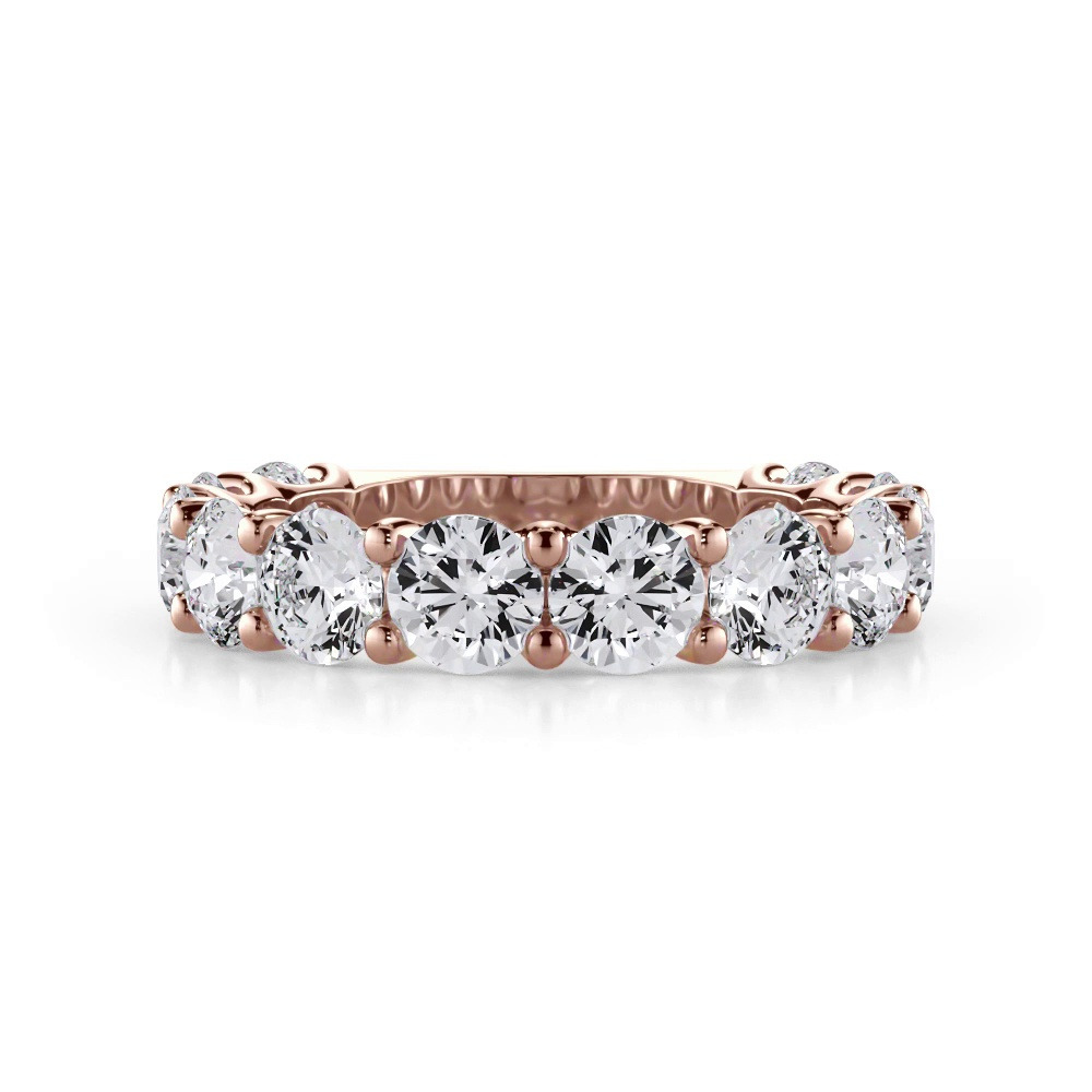 360 degree view of Curved Gallery Twelve-Stone Round Lab Diamond Band (3.00ct. tw.)