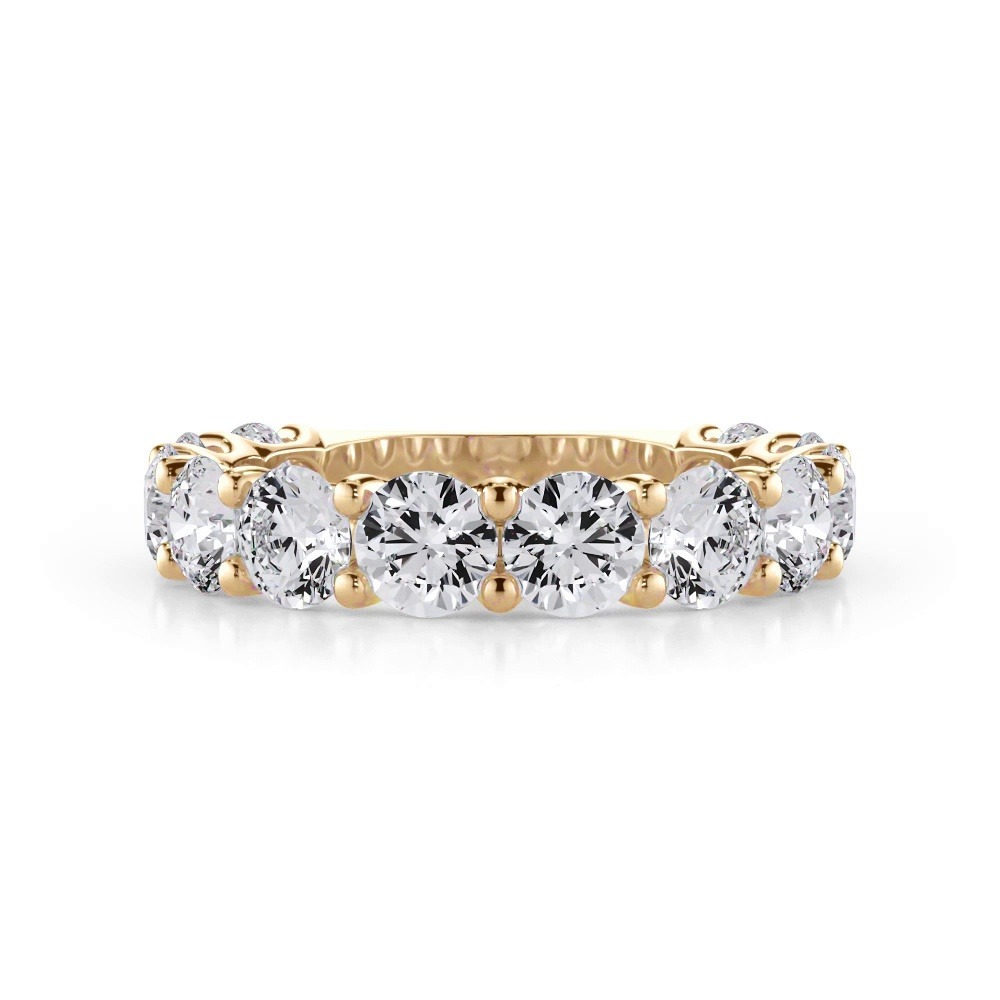 360 degree view of Curved Gallery Twelve-Stone Round Lab Diamond Band (3.00ct. tw.)