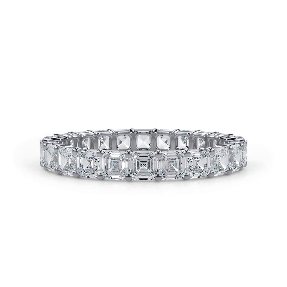 360 degree view of Asscher Cut Diamond Eternity Ring (2.0 ct. tw.)