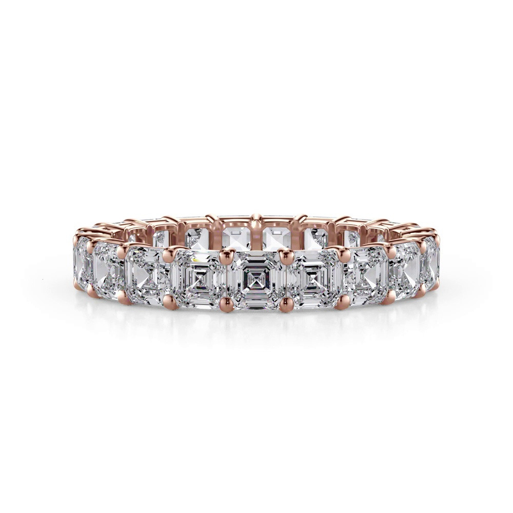 360 degree view of Asscher Cut Lab Diamond Eternity Ring (3.0 ct. tw.)