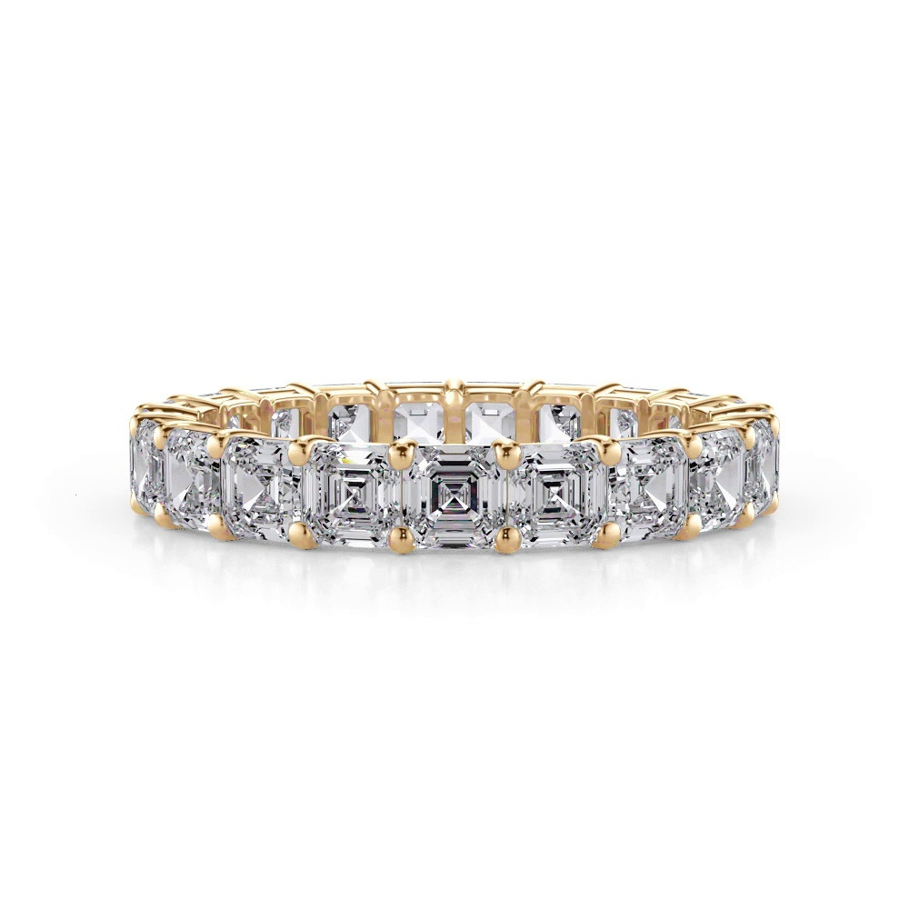 360 degree view of Asscher Cut Diamond Eternity Ring (3.0 ct. tw.)