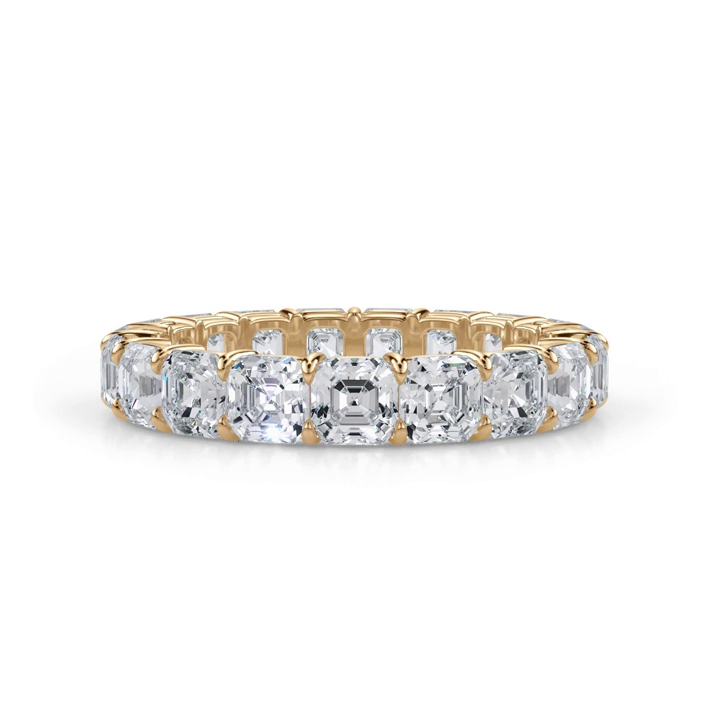360 degree view of Asscher Cut Diamond Eternity Ring (4.0 ct. tw.)