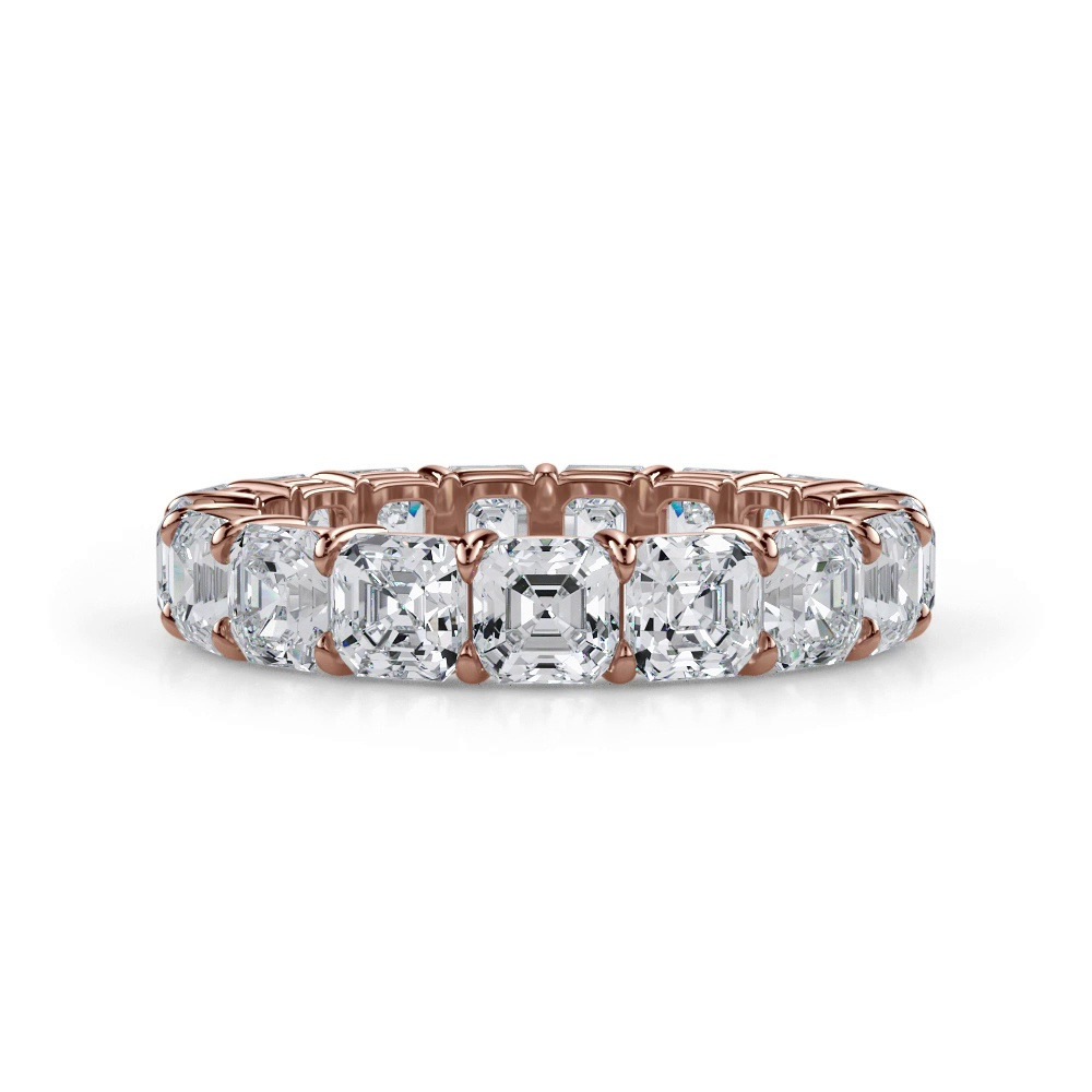 360 degree view of Asscher Cut Lab Diamond Eternity Ring (5.0 ct. tw.)