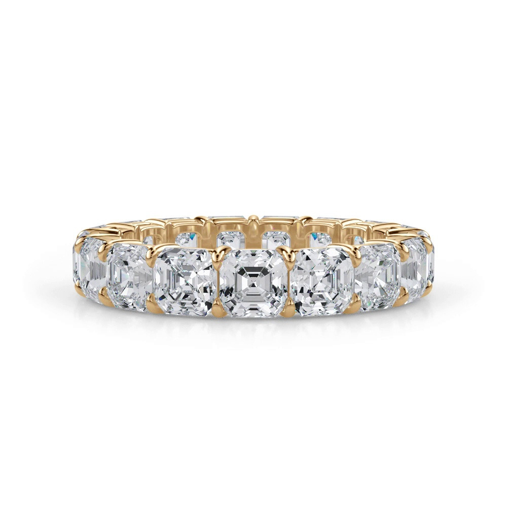 360 degree view of Asscher Cut Diamond Eternity Ring (5.0 ct. tw.)