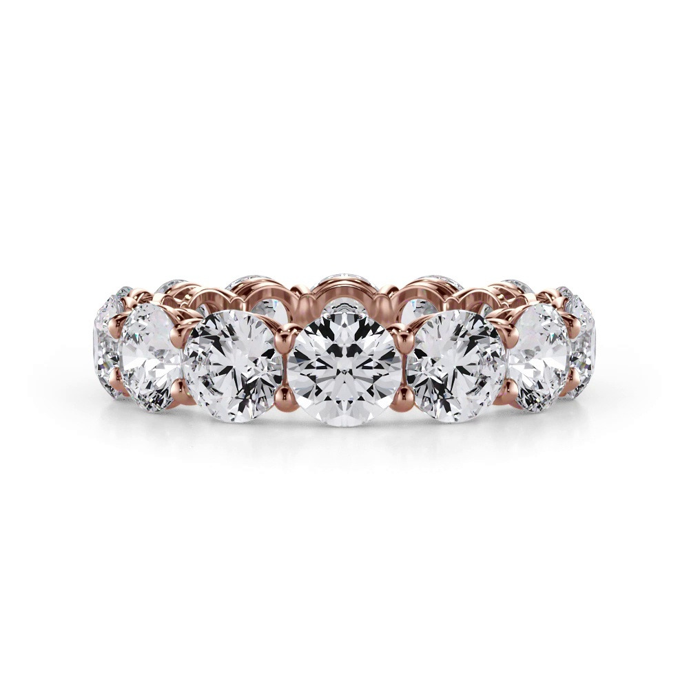 360 degree view of Classic Round Lab Diamond Eternity Band (4.20ct. tw.)