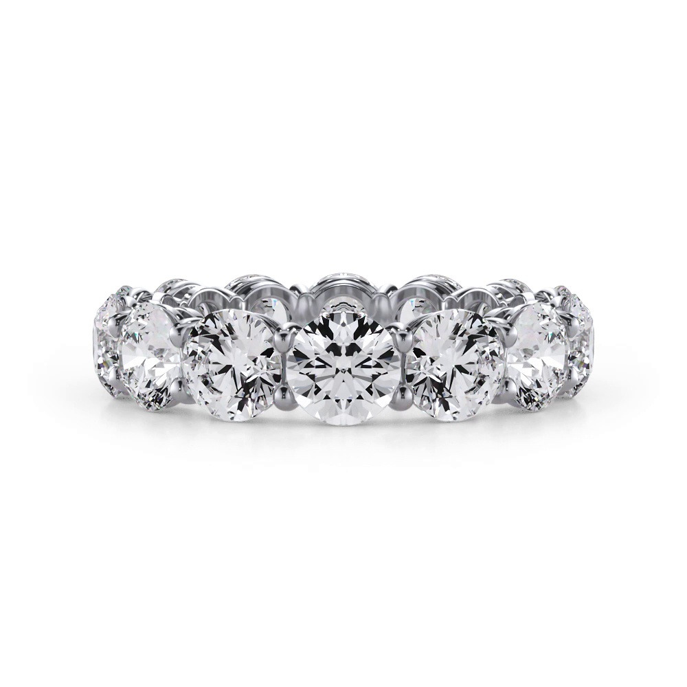 360 degree view of Classic Round Lab Diamond Eternity Band (4.20ct. tw.)