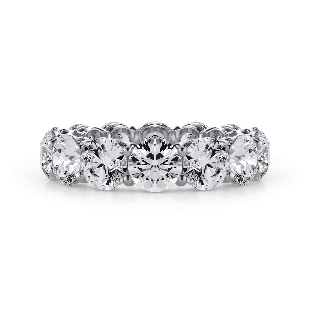 360 degree view of Classic Round Lab Diamond Eternity Band (5.60ct. tw.)