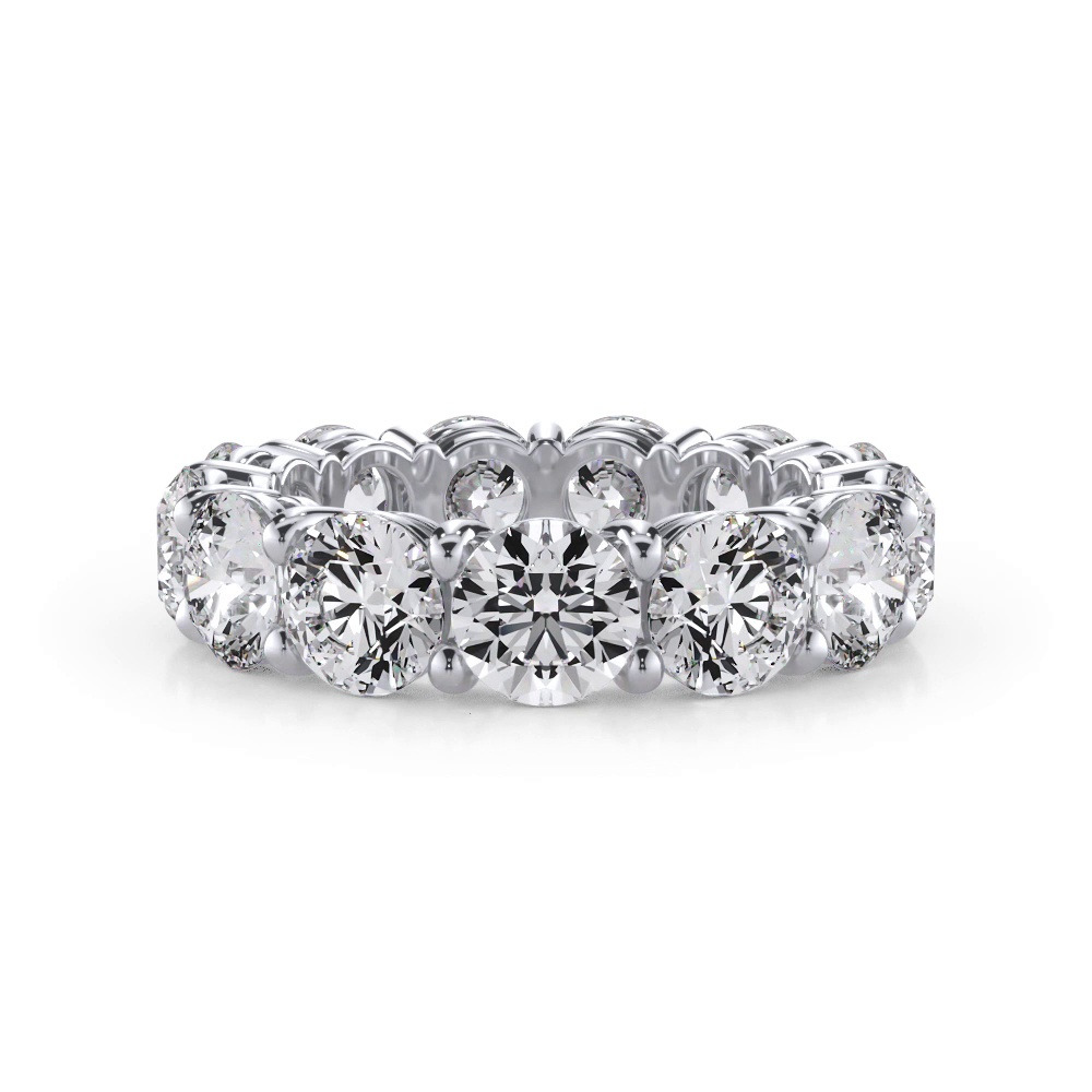360 degree view of Classic Round Diamond Eternity Band (6.50ct. tw.)