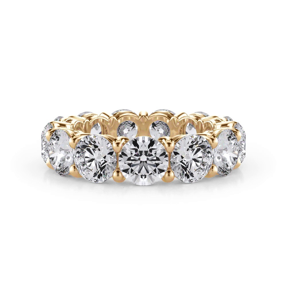 360 degree view of Classic Round Diamond Eternity Band (6.50ct. tw.)