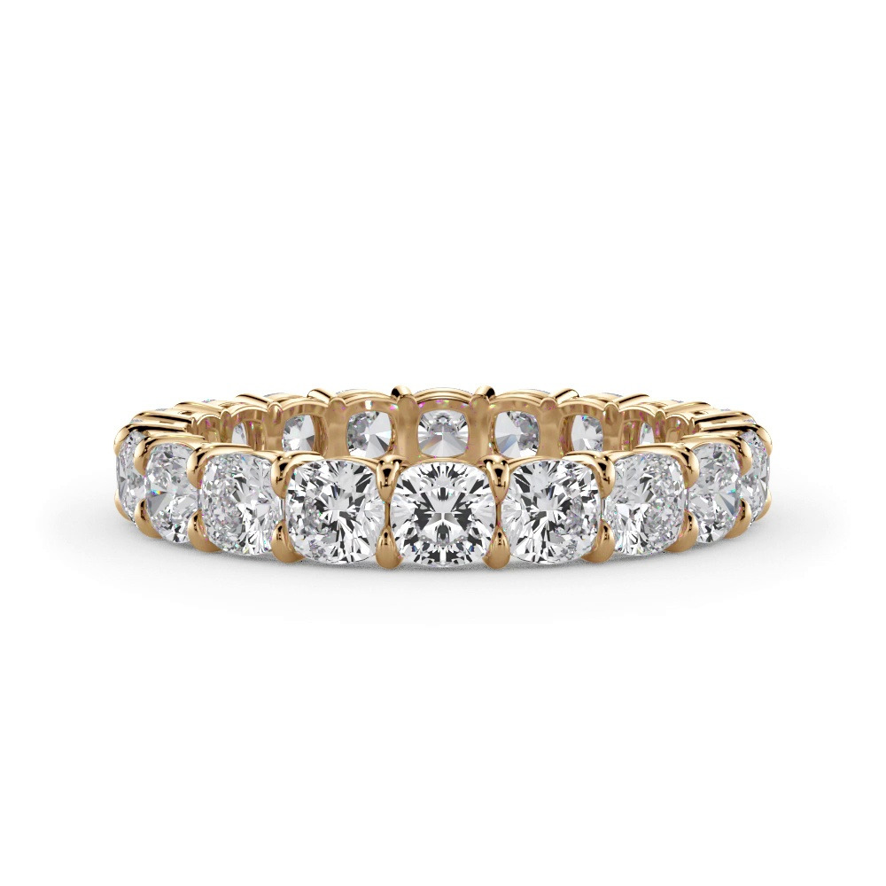 360 degree view of Cushion Cut Lab Diamond Eternity Ring (3.0 ct. tw.)
