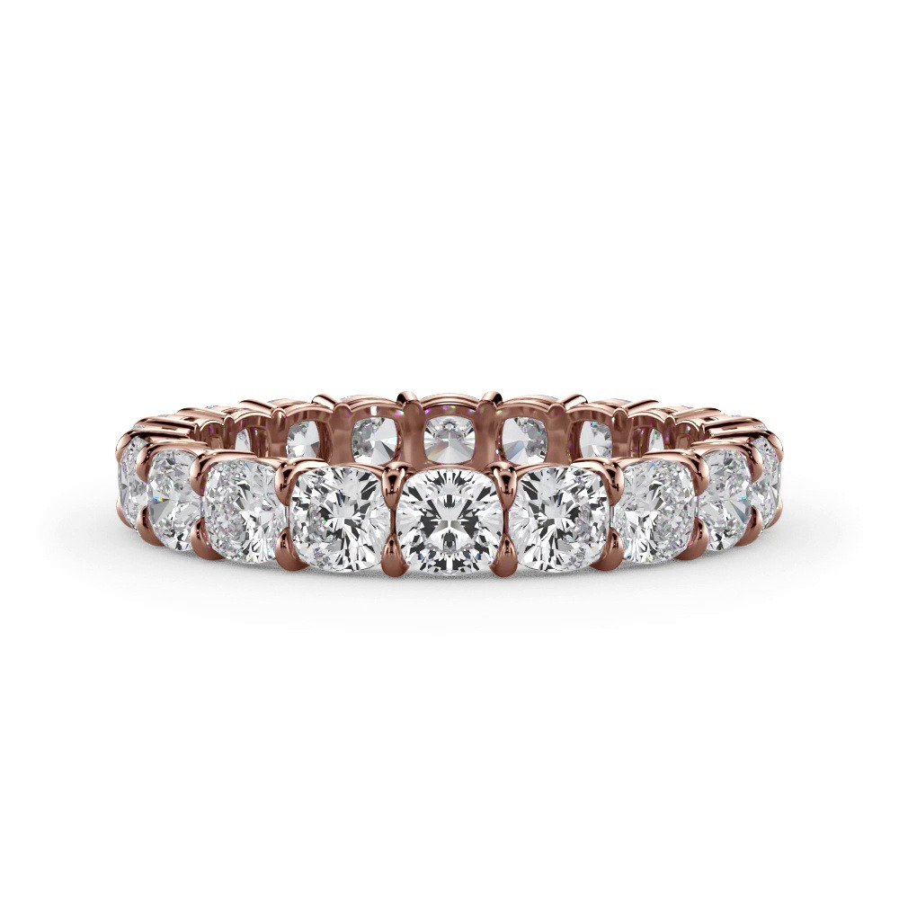 360 degree view of Cushion Cut Diamond Eternity Ring (3.0 ct. tw.)