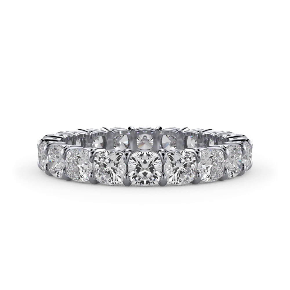360 degree view of Cushion Cut Diamond Eternity Ring (3.0 ct. tw.)