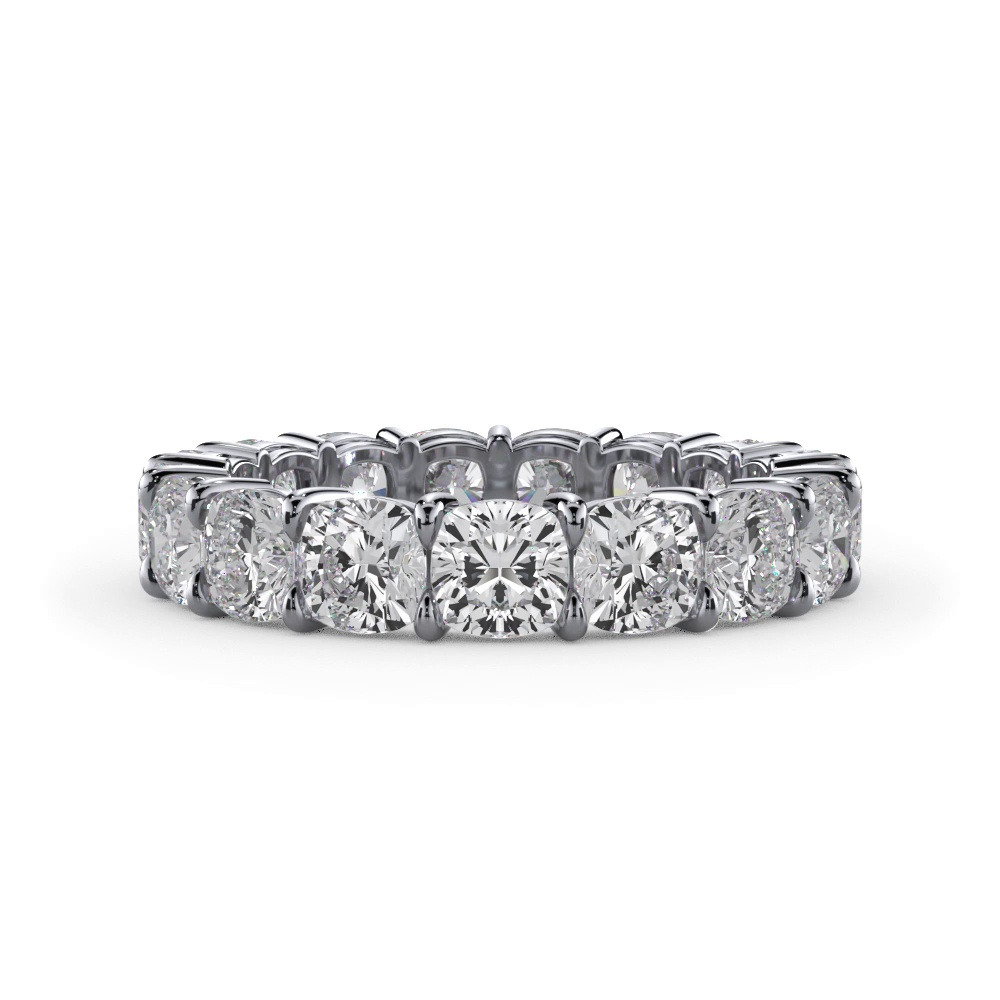 360 degree view of Cushion Cut Diamond Eternity Ring (5.0 ct. tw.)