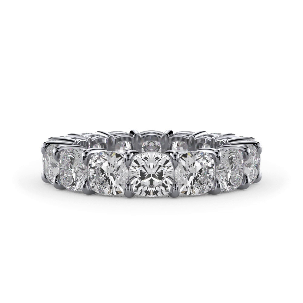 360 degree view of Cushion Cut Diamond Eternity Ring (7.0 ct. tw.)