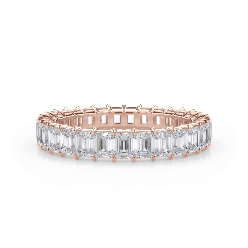 360 degree view of Emerald Cut Diamond Eternity Ring (2.0 ct. tw.)