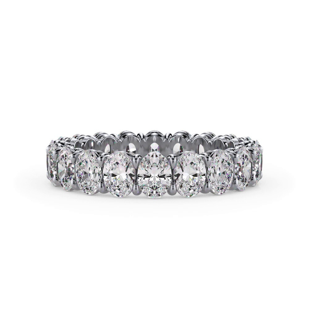 360 degree view of Oval Cut Diamond Eternity Ring (3.0 ct. tw.)