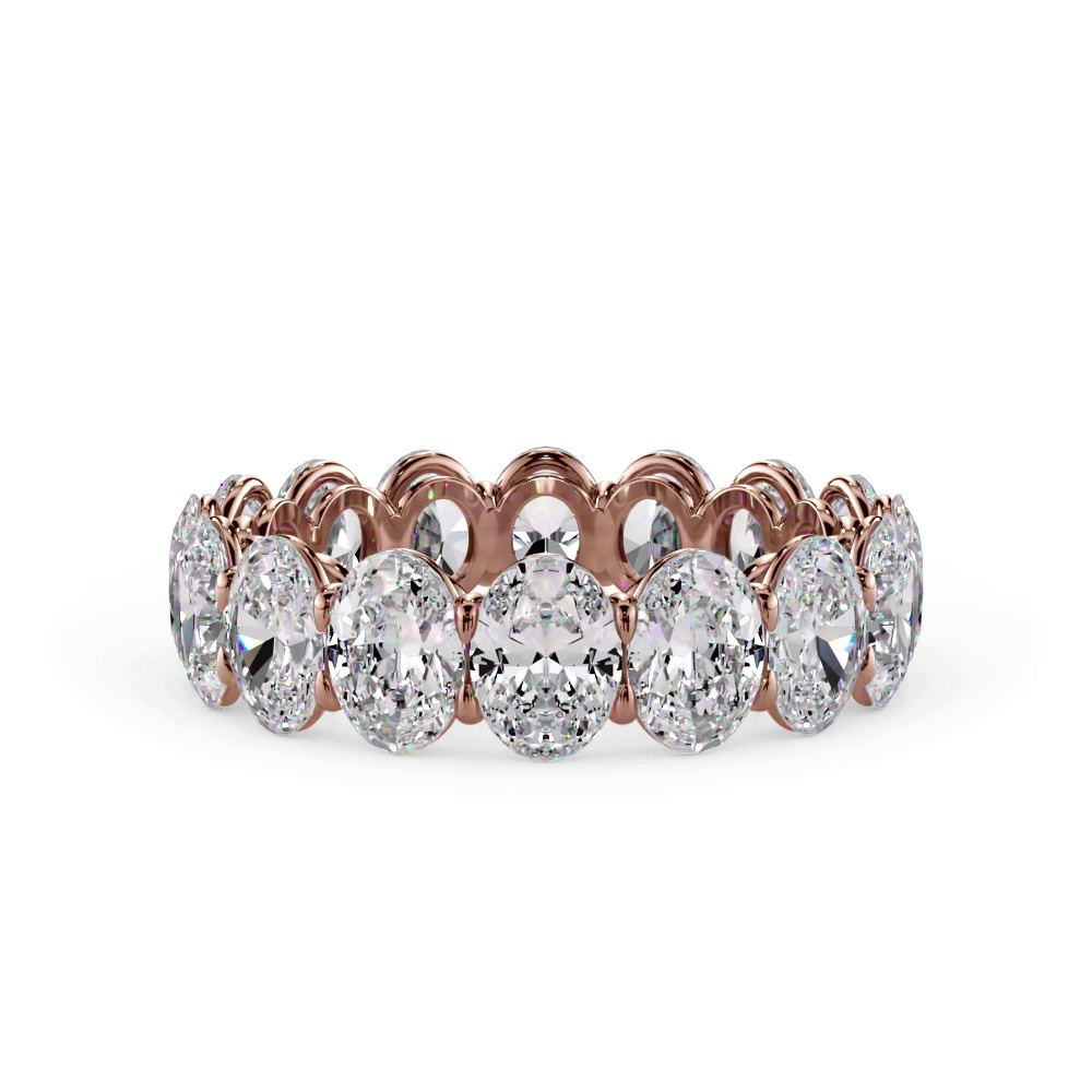 360 degree view of Oval Cut Diamond Eternity Ring (5.0 ct. tw.)