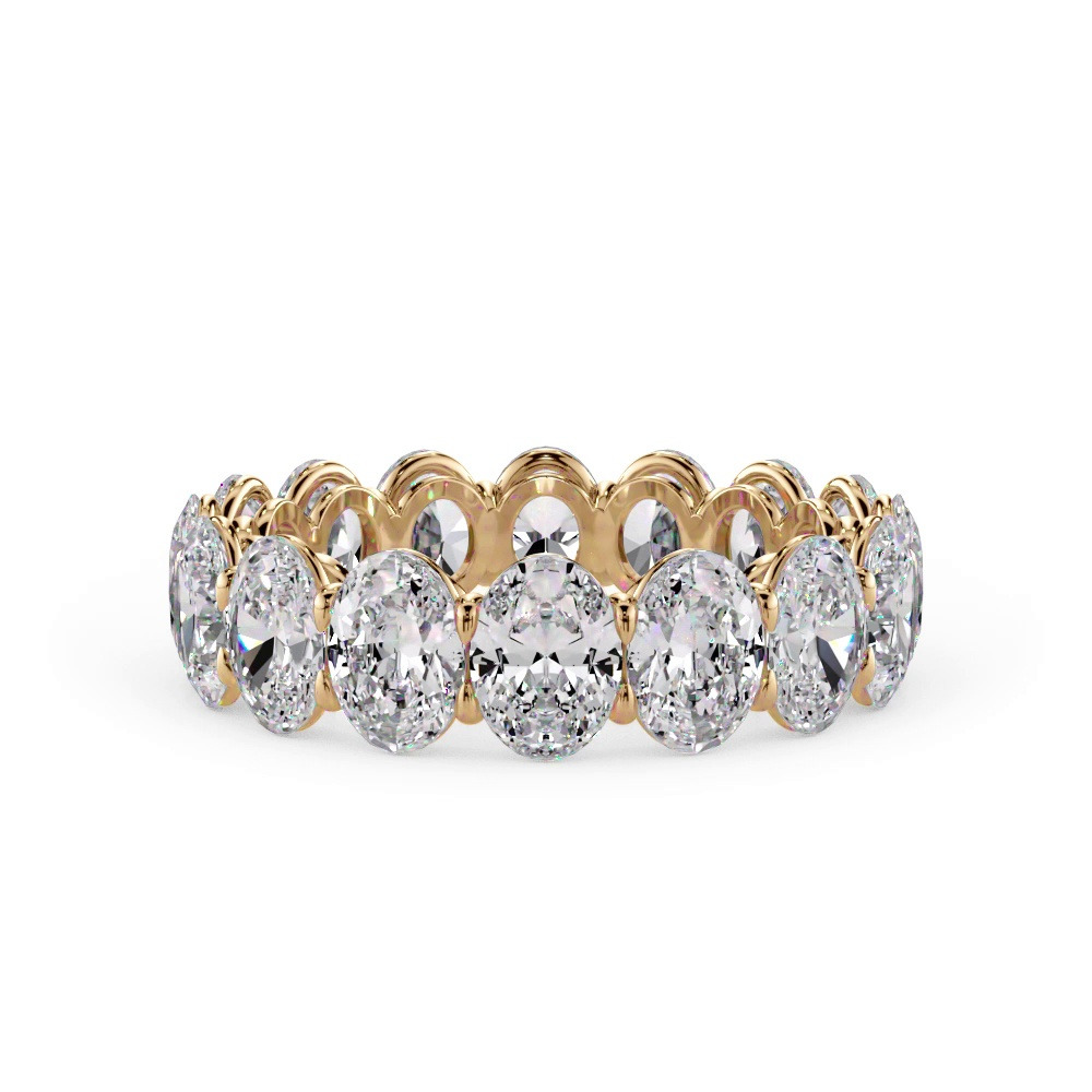 360 degree view of Oval Cut Diamond Eternity Ring (5.0 ct. tw.)