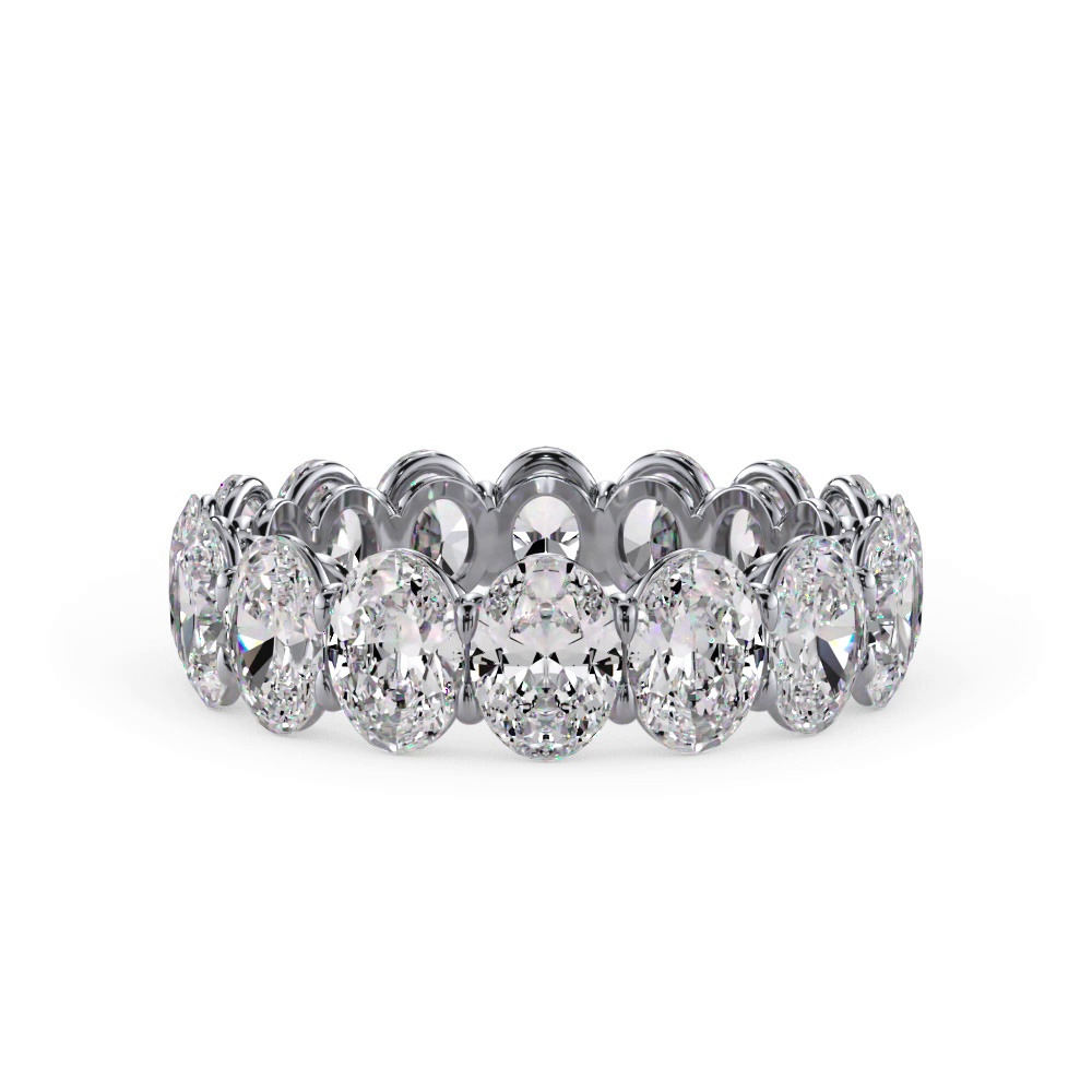 360 degree view of Oval Cut Diamond Eternity Ring (5.0 ct. tw.)
