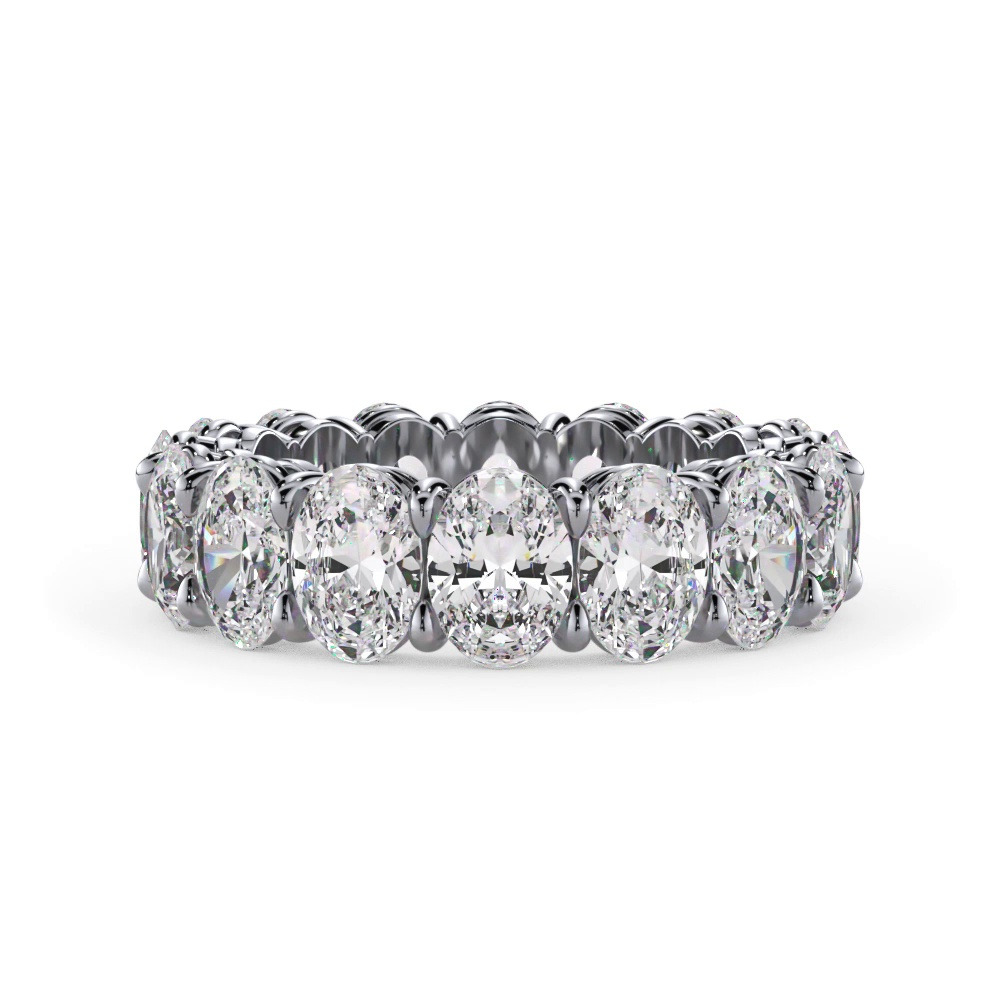 360 degree view of Oval Cut Diamond Eternity Ring (7.0 ct. tw.)