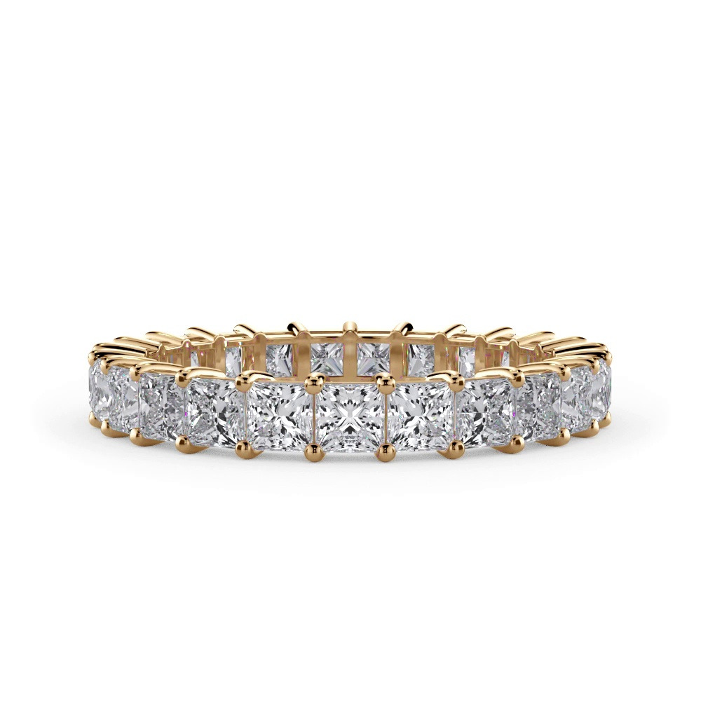 360 degree view of Princess Cut Lab Diamond Eternity Ring (2.0 ct. tw.)