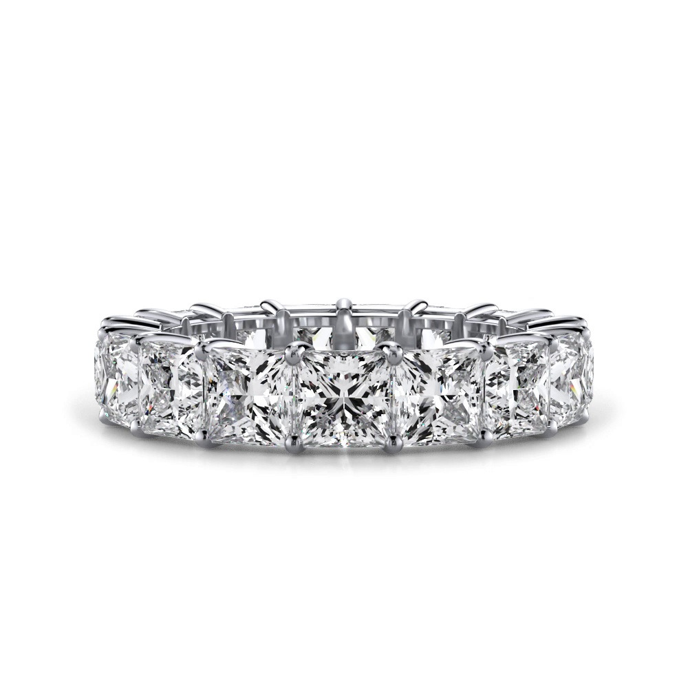 360 degree view of Princess Cut Lab Diamond Eternity Ring (3.0 ct. tw.)
