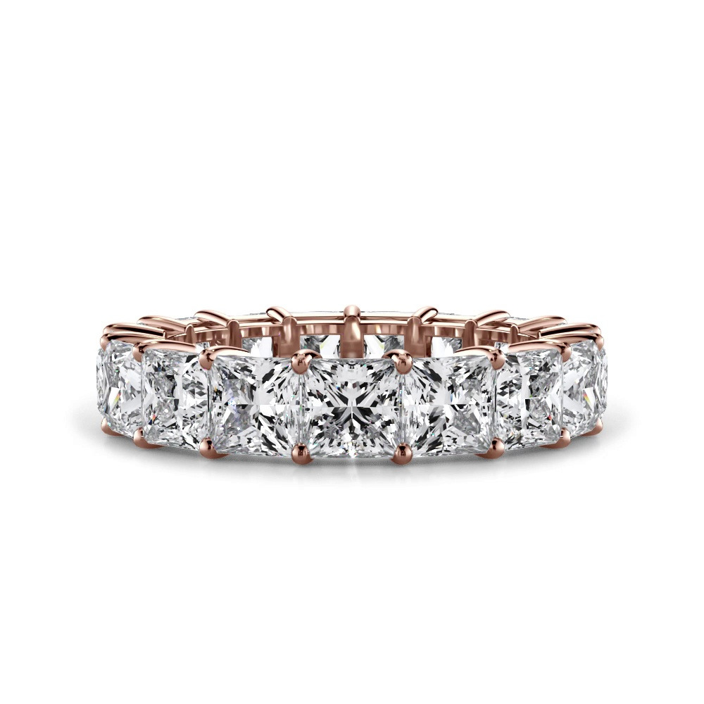 360 degree view of Princess Cut Lab Diamond Eternity Ring (3.0 ct. tw.)