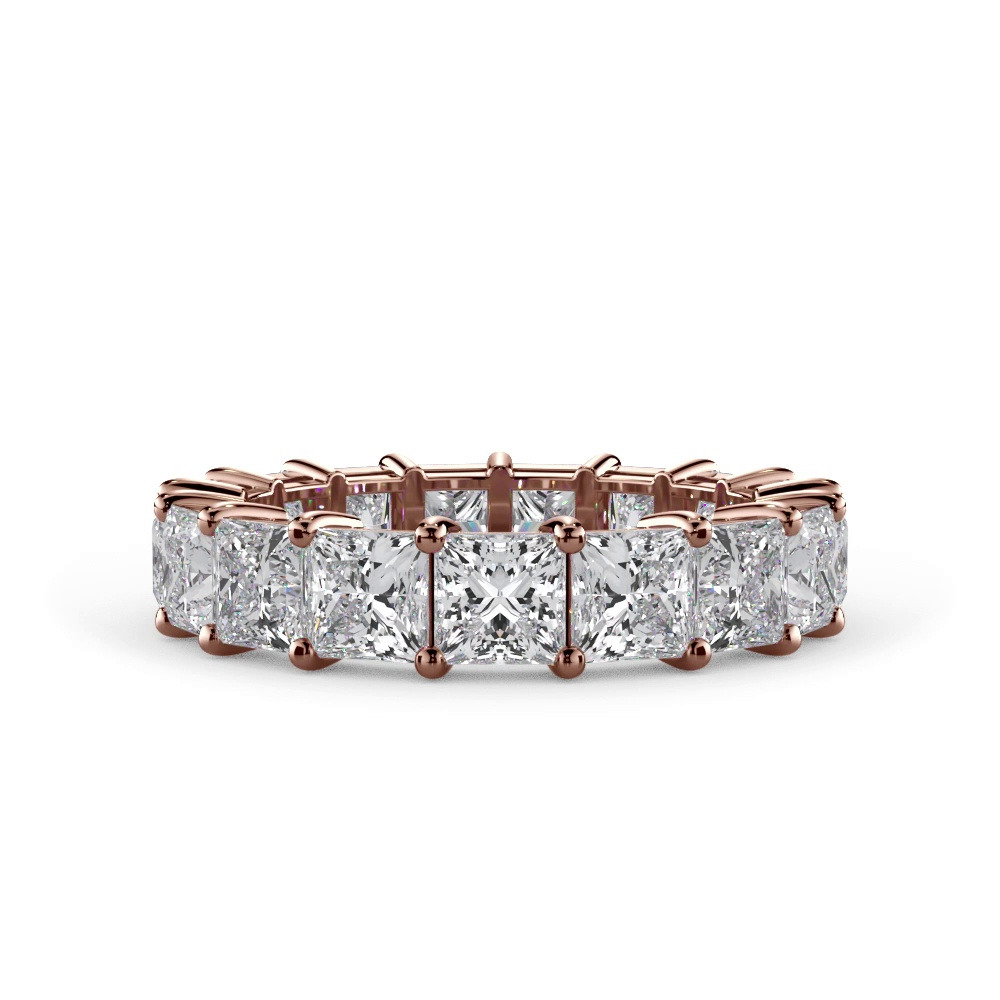 360 degree view of Princess Cut Diamond Eternity Ring (4.0 ct. tw.)