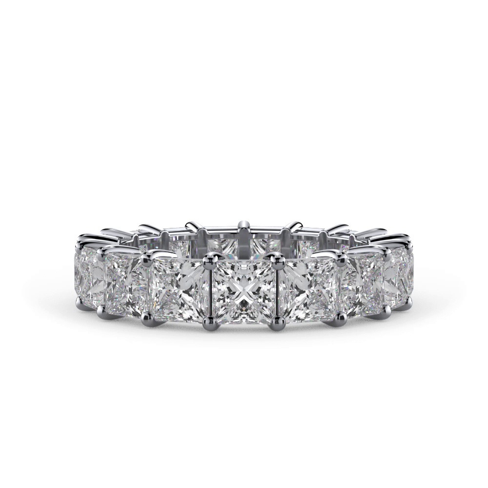 360 degree view of Princess Cut Diamond Eternity Ring (4.0 ct. tw.)