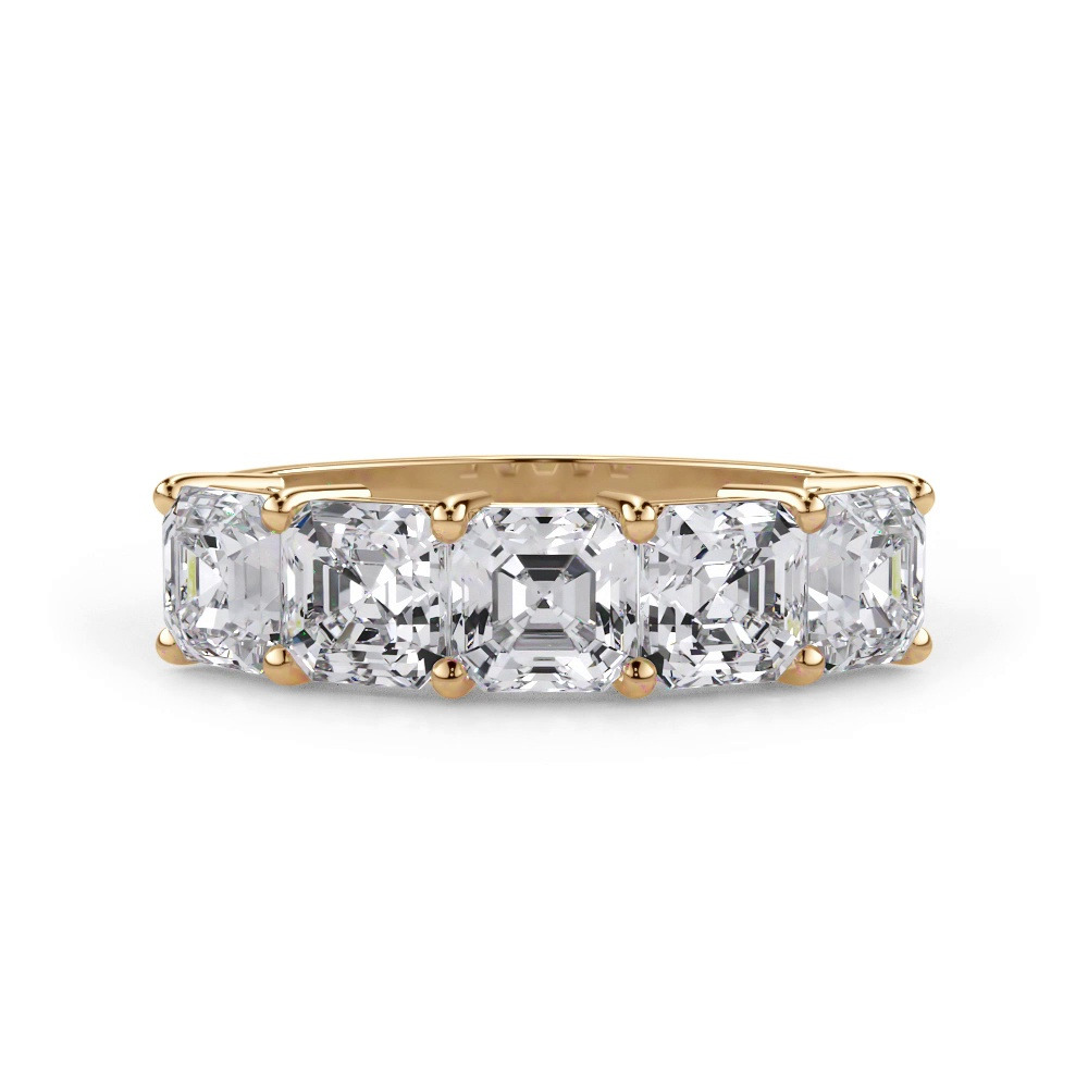 360 degree view of Asscher Cut Diamond 5 Stone Ring (2.50 ct. tw.)