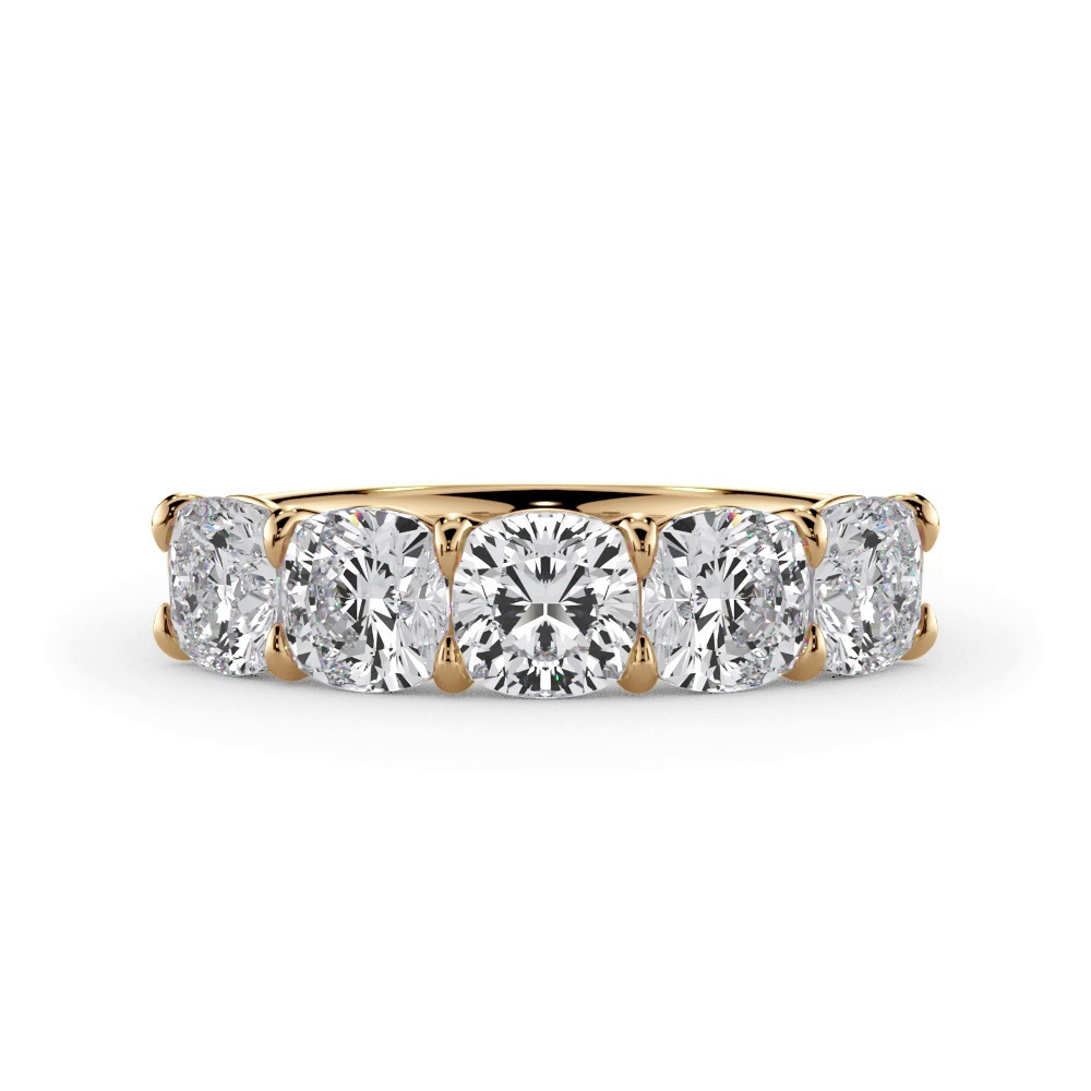 360 degree view of Cushion Cut Diamond 5 Stone Ring (2.50 ct. tw.)