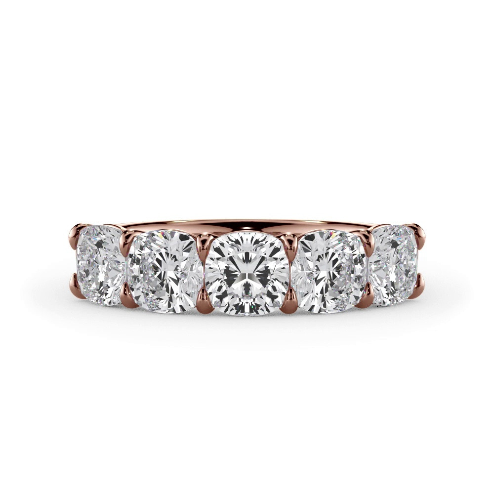 360 degree view of Cushion Cut Diamond 5 Stone Ring (2.50 ct. tw.)