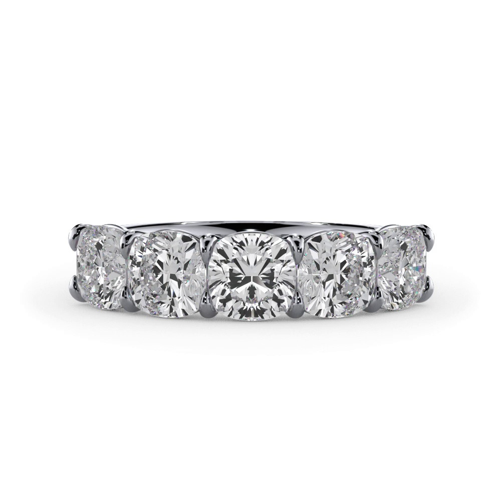 360 degree view of Cushion Cut Diamond 5 Stone Ring (3.00 ct. tw.)