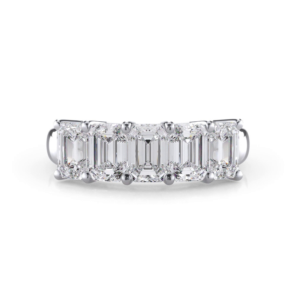 360 degree view of Emerald Cut Diamond 5 Stone Ring (2.50 ct. tw.)