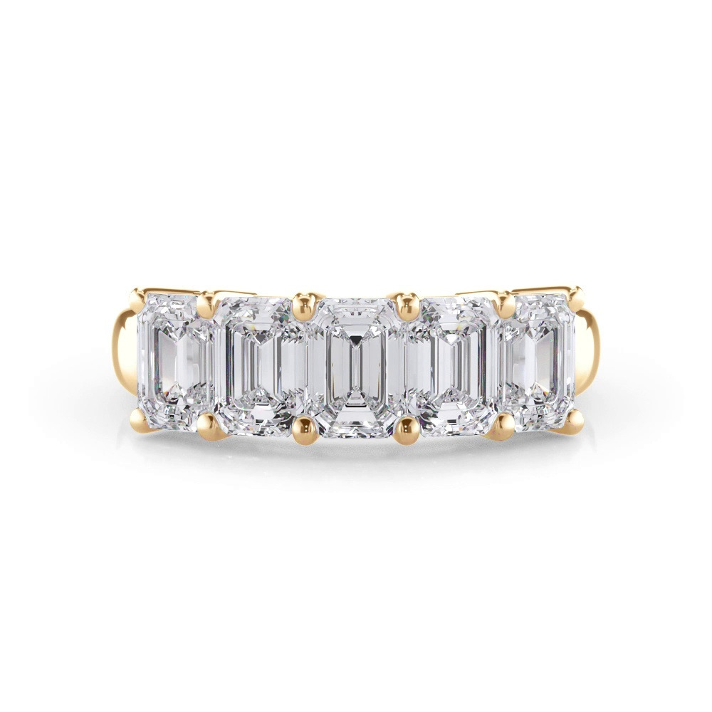 360 degree view of Emerald Cut Diamond 5 Stone Ring (2.50 ct. tw.)