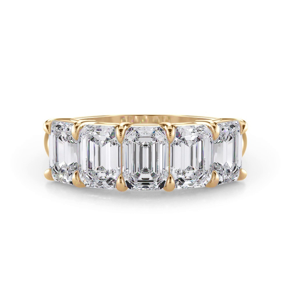 360 degree view of Emerald Cut Diamond 5 Stone Ring (3.00 ct. tw.)